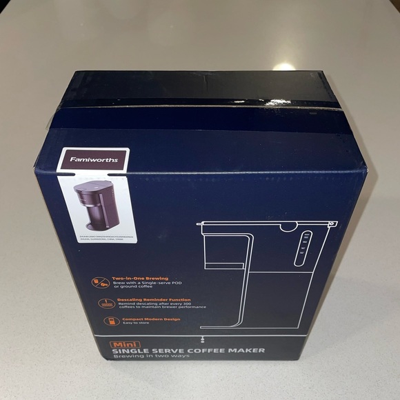 [SOLD] NWT Famiworths Mini Coffee Maker - Picture 2 of 8